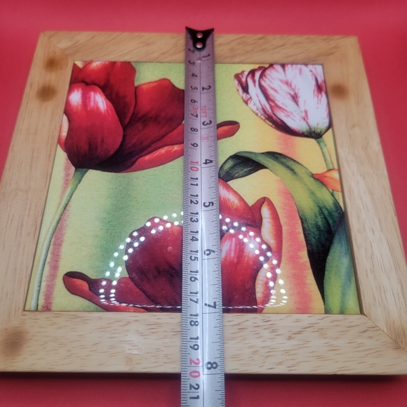 Pair of Quality Ceramic Wood Tulip Trivits - Picture 5 of 5